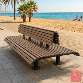 Banc Urbà Doble Florencia | Disseny Sostenible i Robust